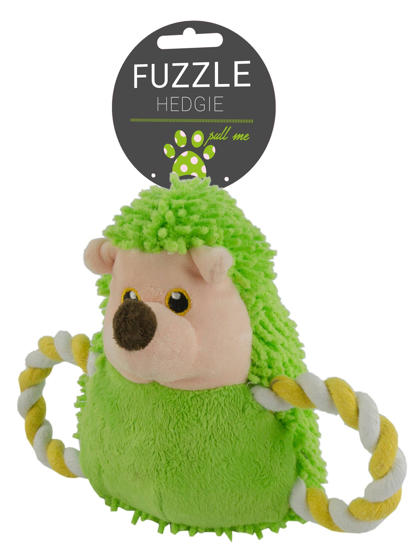 Fuzzle Hedgie Pull Me Green: Green
