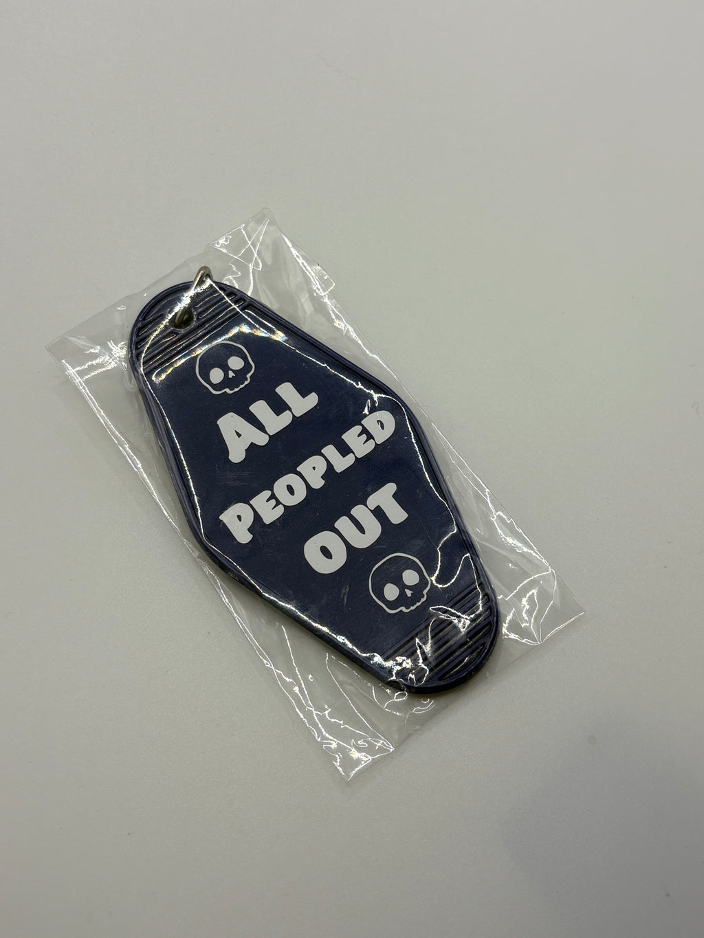 All Peopled Out- Key Ring