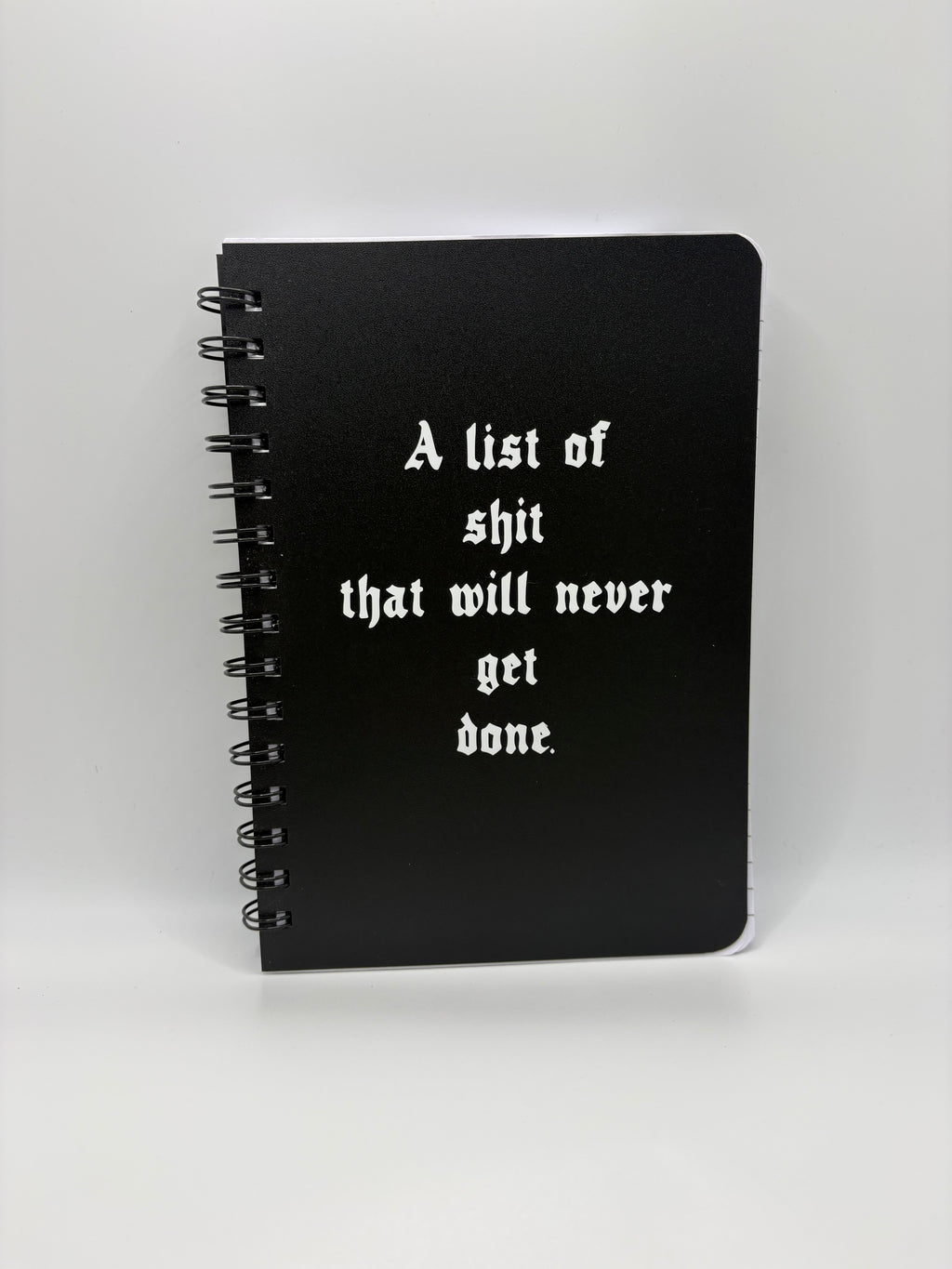 List of Sh!t- note book