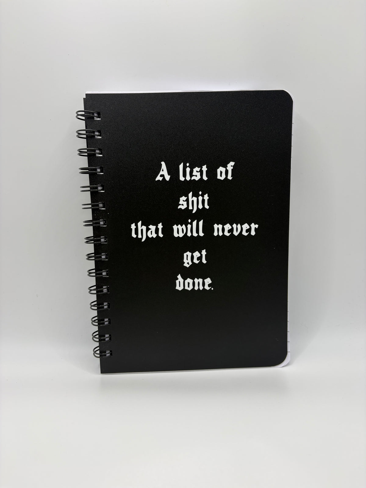 List of Sh!t- note book