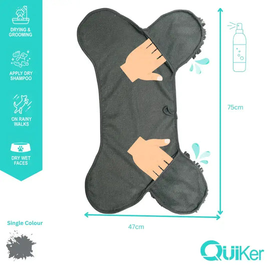 QuikDry Noodle Drying Towel/Mitts - Grooming