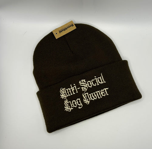 Anti-Social Dog Owner Beanie