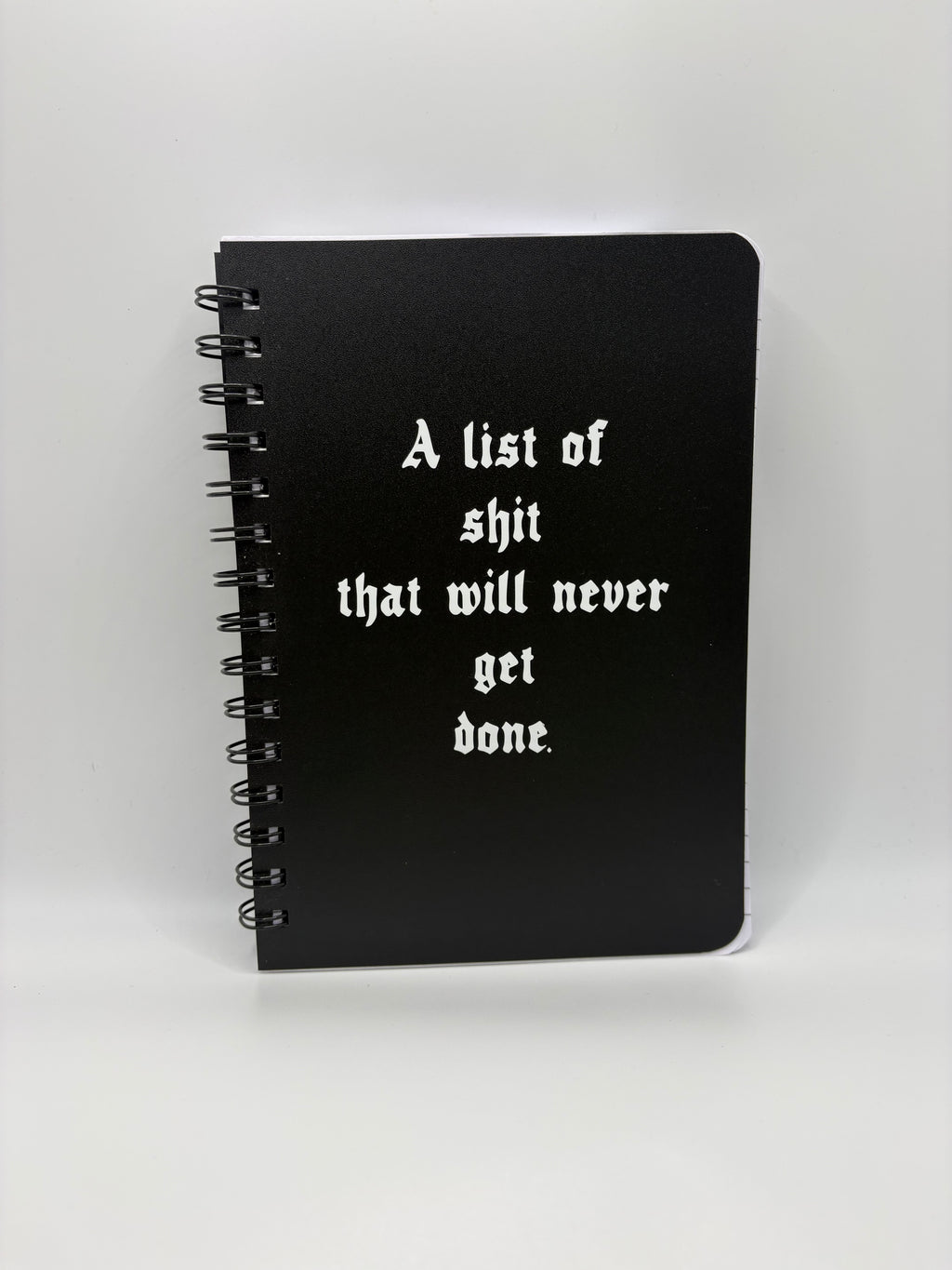 List of Sh!t- note book