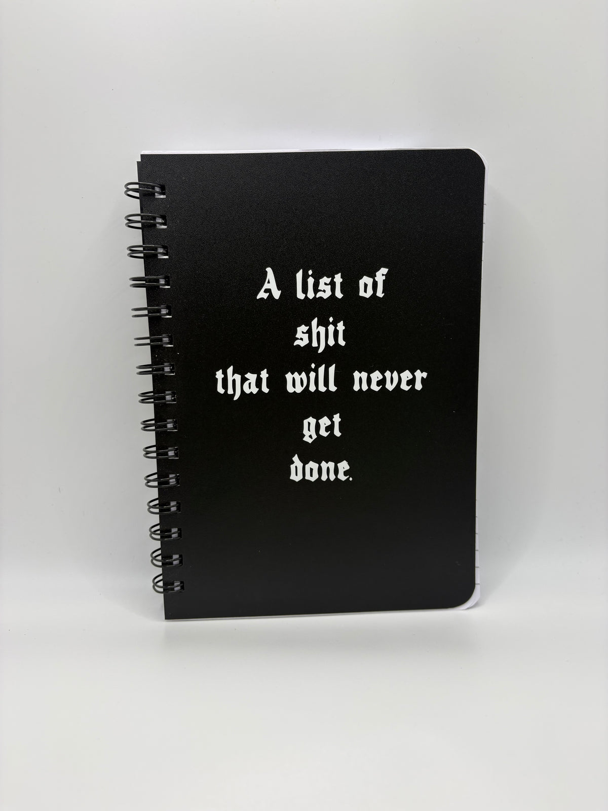 List of Sh!t- note book