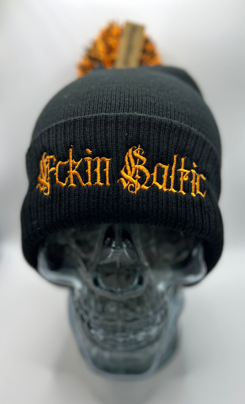 Fckin Baltic Bobble Beanie