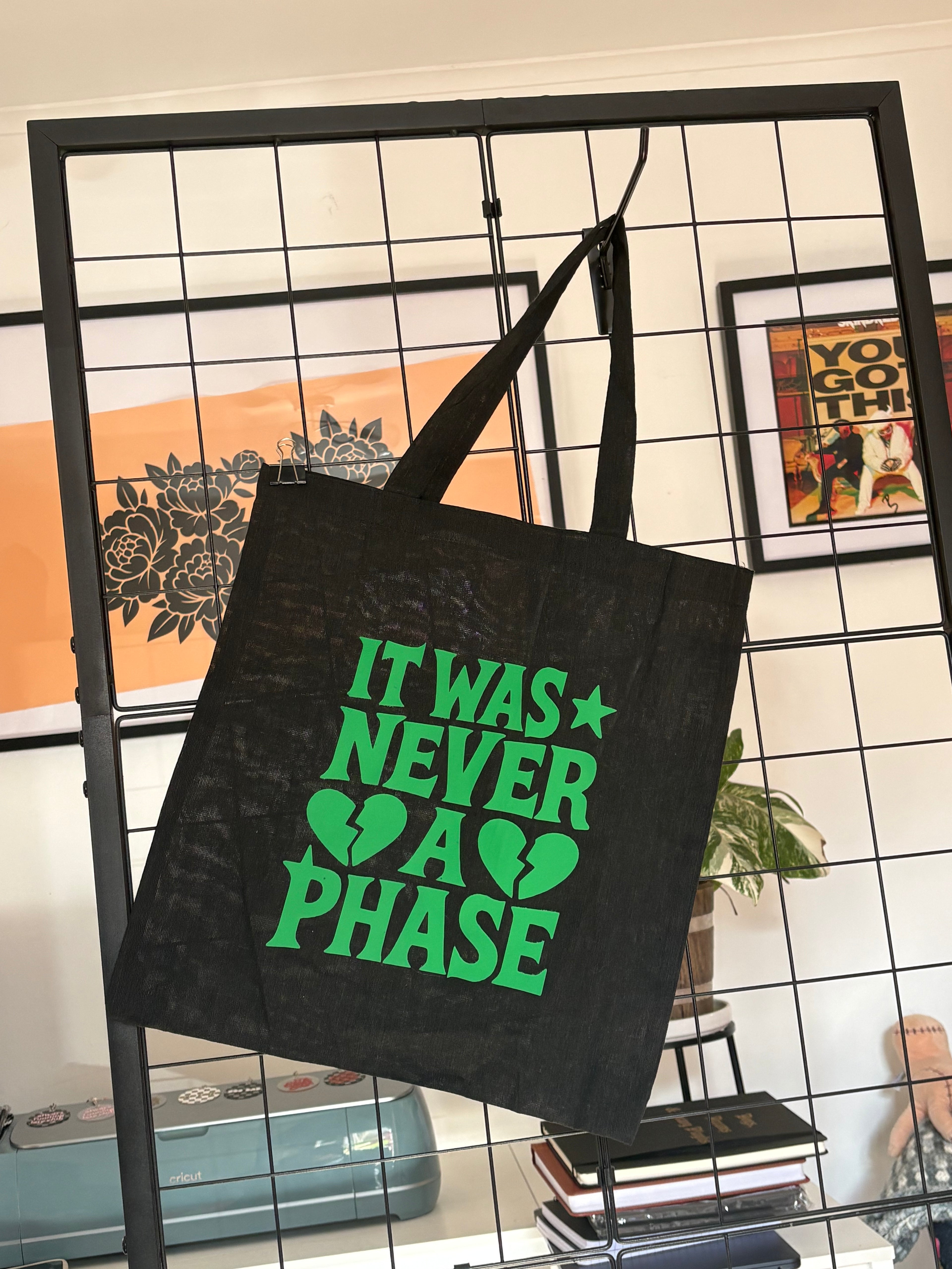 Never A Phase Tote bag