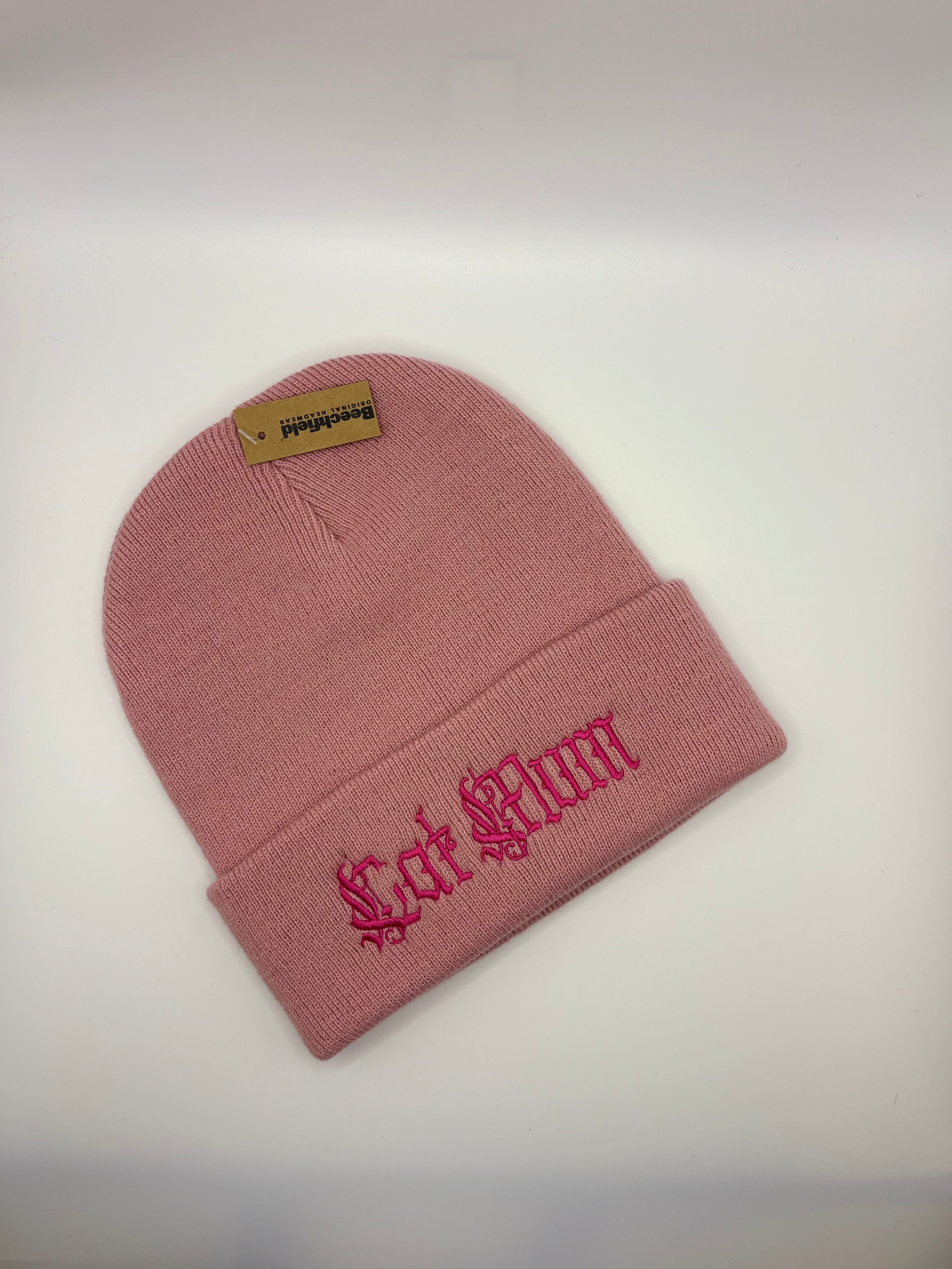 Cat Mum Beanie- Pink