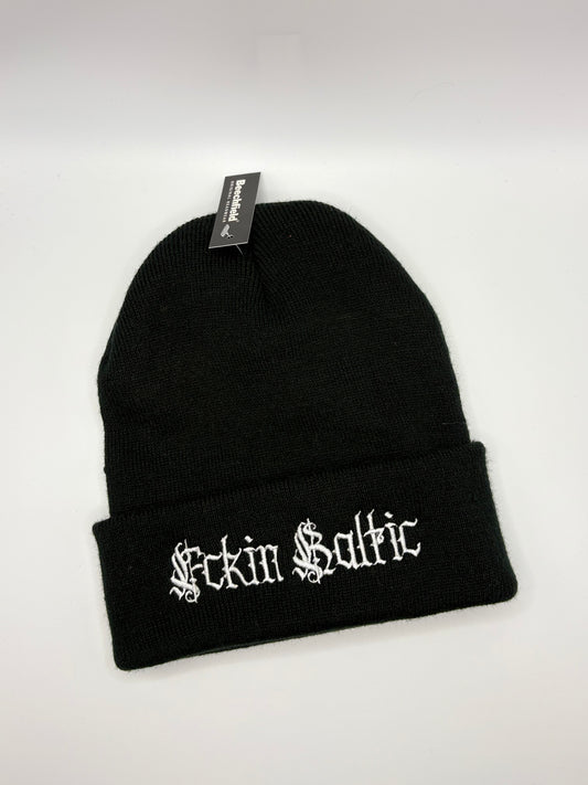 Fckin Baltic Beanie- Black