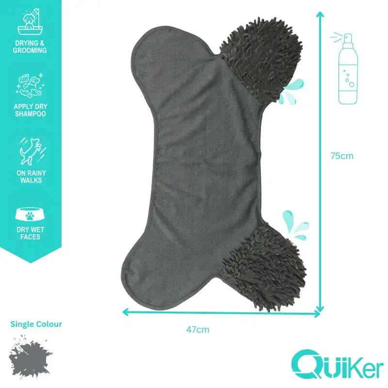 QuikDry Noodle Drying Towel/Mitts - Grooming