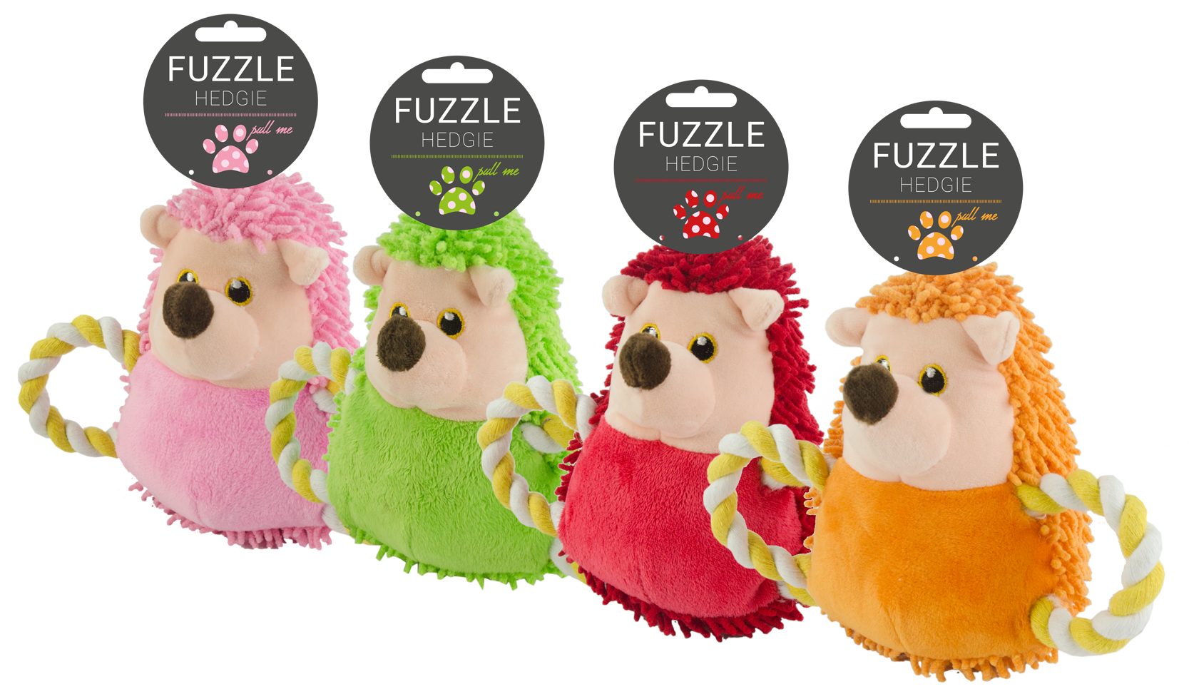 Fuzzle Hedgie Pull Me Orange